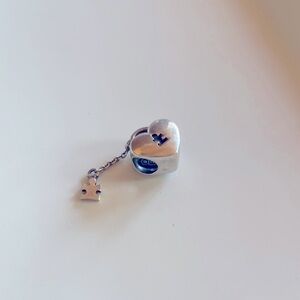 Pandora RARE Heart Puzzle Bead + Dust Bag